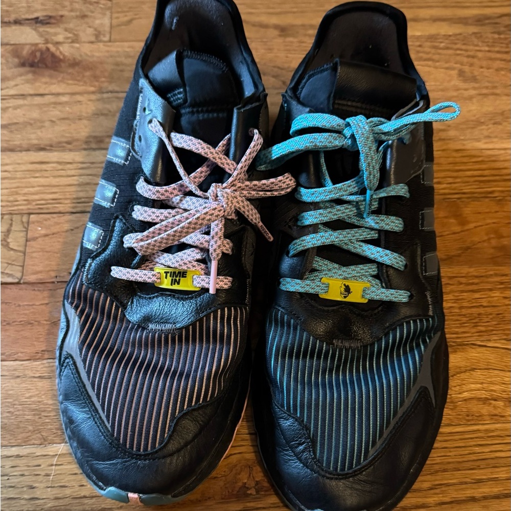 Rare ninja gaming adidas running shoes like new size 13
